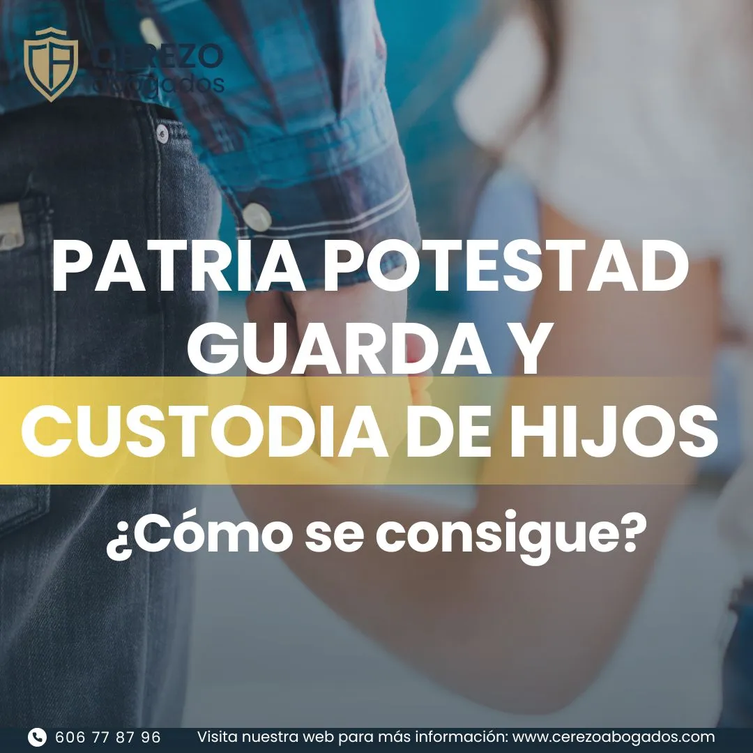PATRIA POTESTAD GUARDA Y CUSTODIA DE HIJOS COMO SE CONSIGUE