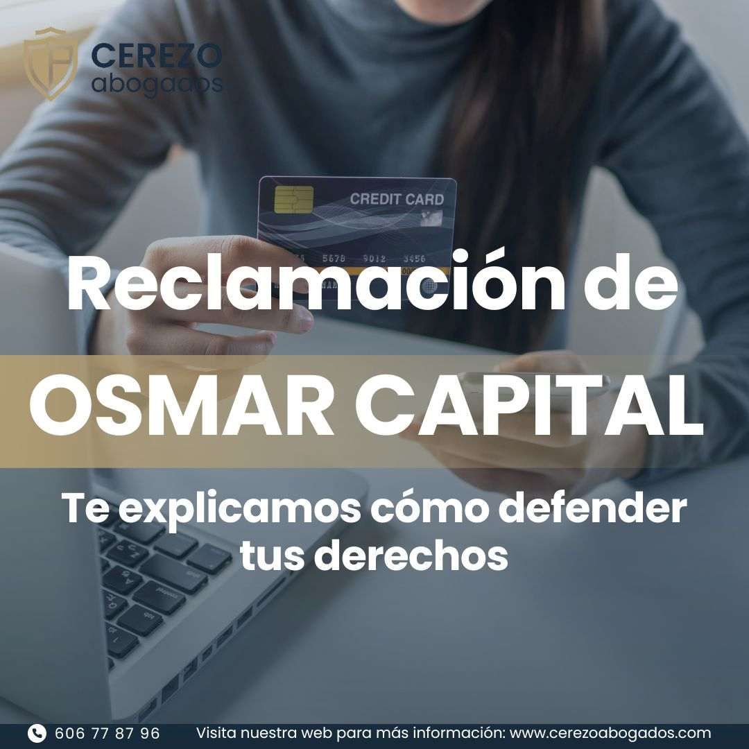 ¿Te ha demandado OSMAR CAPITAL? Podemos ayudarte a defenderte