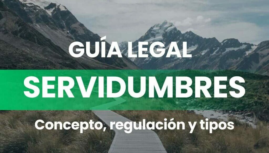 GUIA LEGAL SERVIDUMBRES PARA PROPIETARIOS DE MURCIA