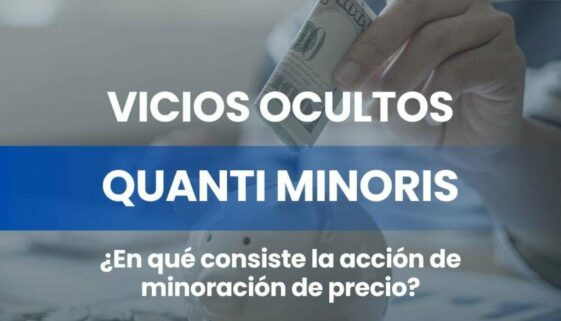 ACCION DE REBAJA DEL PRECIO POR VICIOS OCULTOS EN COMPRAVENTA DE VIVIENDA O VEHICULO