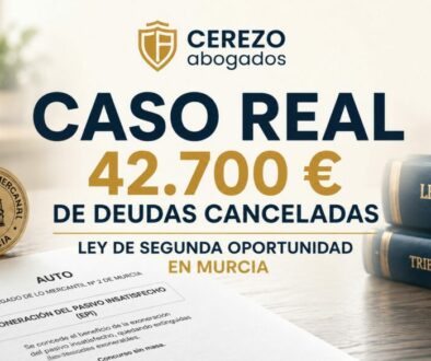 CASO REAL. ABOGADO SEGUNDA OPORTUNIDAD EN MURCIA