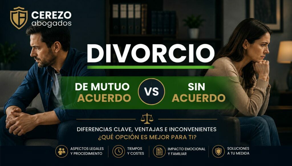Divorcio contencioso vs mutuo acuerdo. ¿Cuál es mejor?