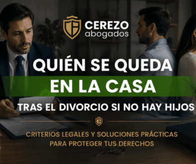Atribución de uso y disfrute de vivienda conyugal tras divorcio sin hijos