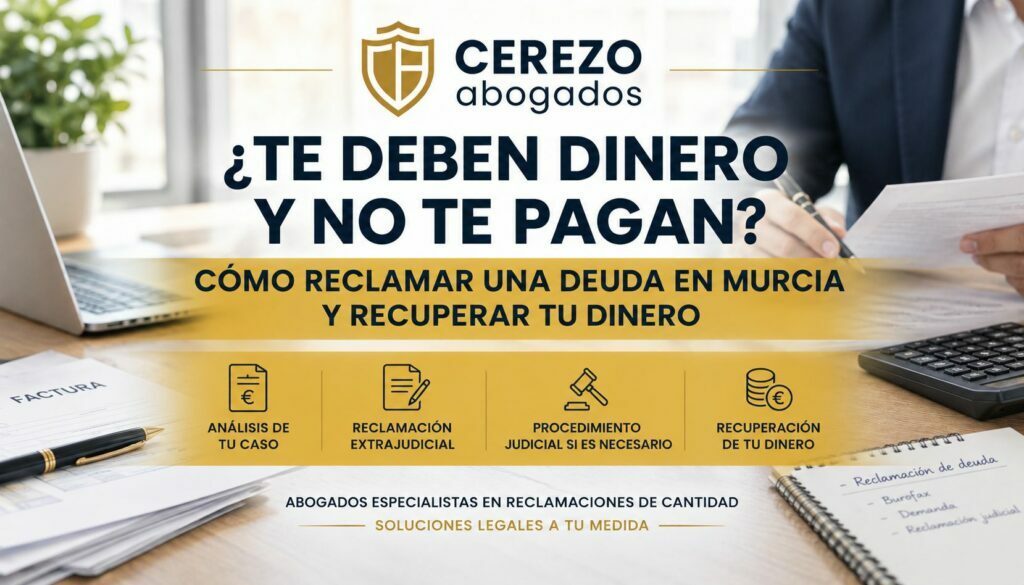 Abogado reclamar deuda en Murcia