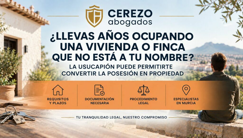 ABOGADO DE USUCAPION EN MURCIA