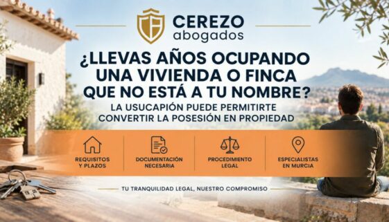 ABOGADO DE USUCAPION EN MURCIA